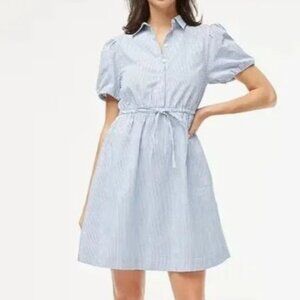 J. Crew Cotton Striped Mini Dress - size 12
